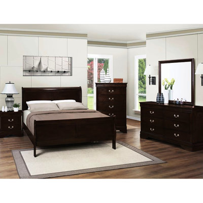 Grand lit Cappuccino avec style, teintes chaudes pour la chambre à coucher, fait de lit de chambre en bois franc asiatique, teinté, rehausse la fabrication du bois