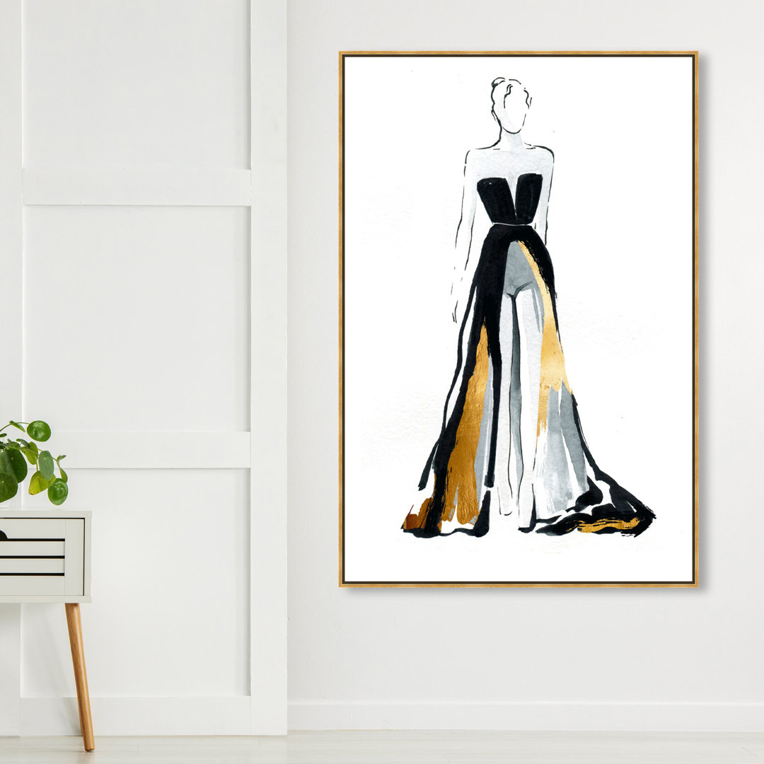 " Fashion And Glam Fashionista II Dress " Oliver Gal Prints