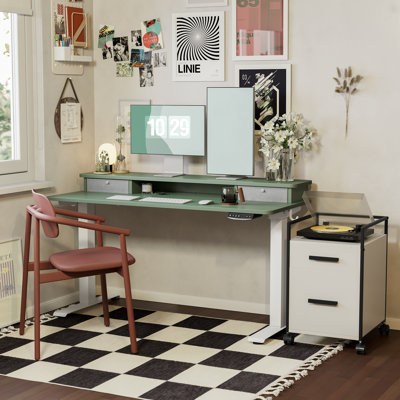 Bureau debout à hauteur ajustable Eliuth