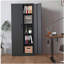 Armoire de rangement en métal 72 po H, armoire verrouillable en acier à outils noir avec portes et 4 tablettes, grands classeurs pour systèmes de rangement de garage, classeur verrouillable pour bureau personnel, salle de classe / garde-manger