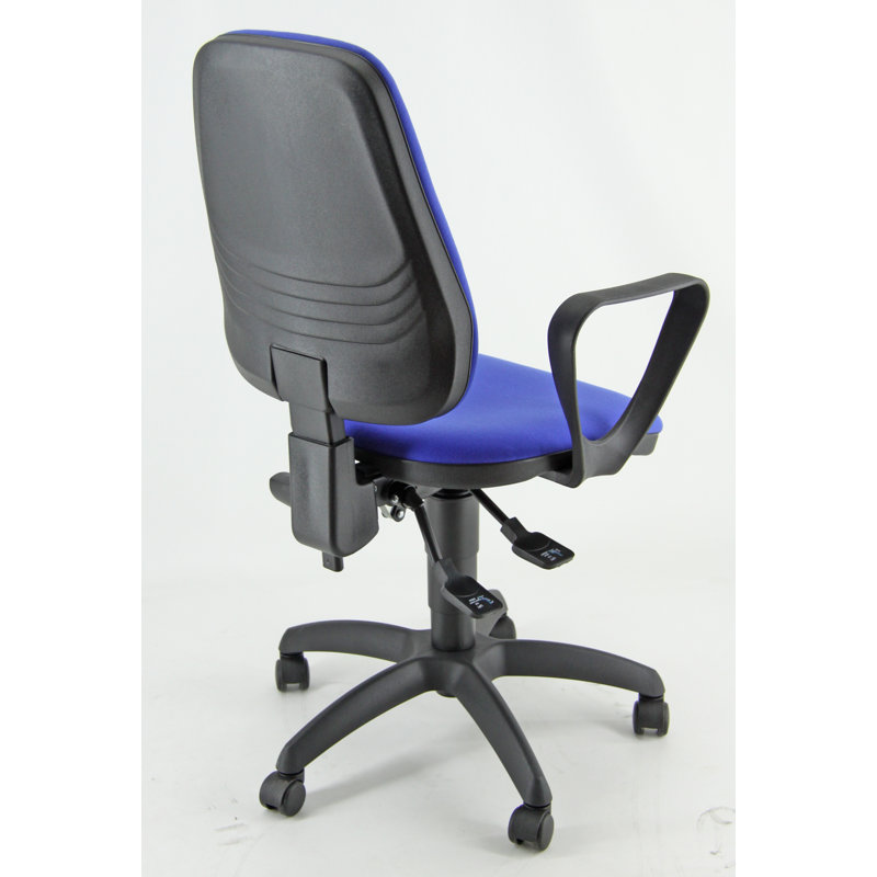 Eleana Acrylic Office Chair, Blue