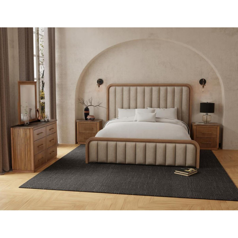 Ensemble de chambre avec grand lit 3 pièces Mezquite, Grand