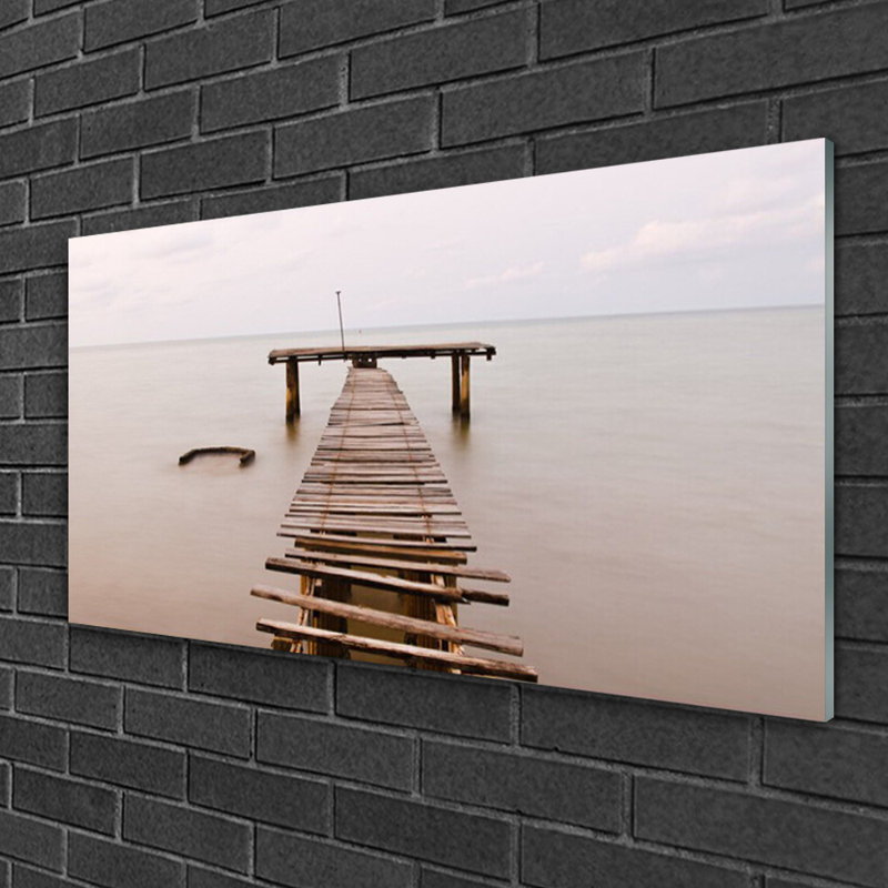 Architecture Bridge - Unframed Photograph on Glass