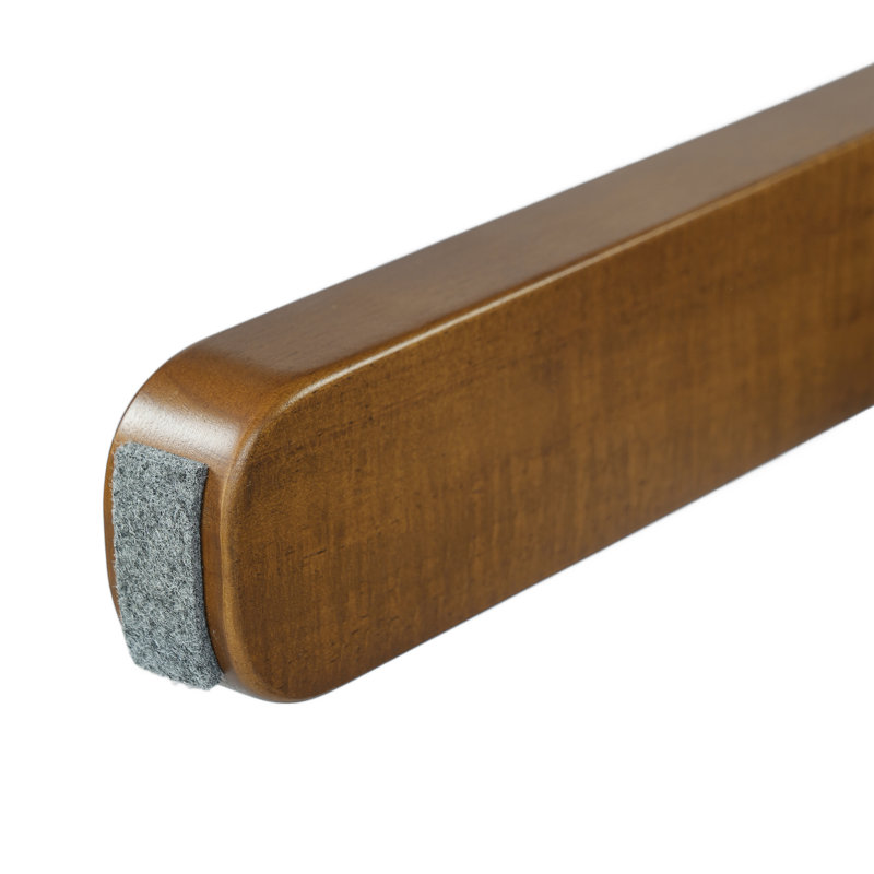 Chaise de salle à manger rembourrée Orivelle, Coussin beige / structure en noyer