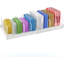 Organisateur de couvercle extensible avec 11 compartiments réglables et 10 séparateurs sans outils - rangement pour armoires de cuisine en acier au carbone robuste pour casseroles, poêles, couvercles, planches à découper et plaques à pâtisserie.