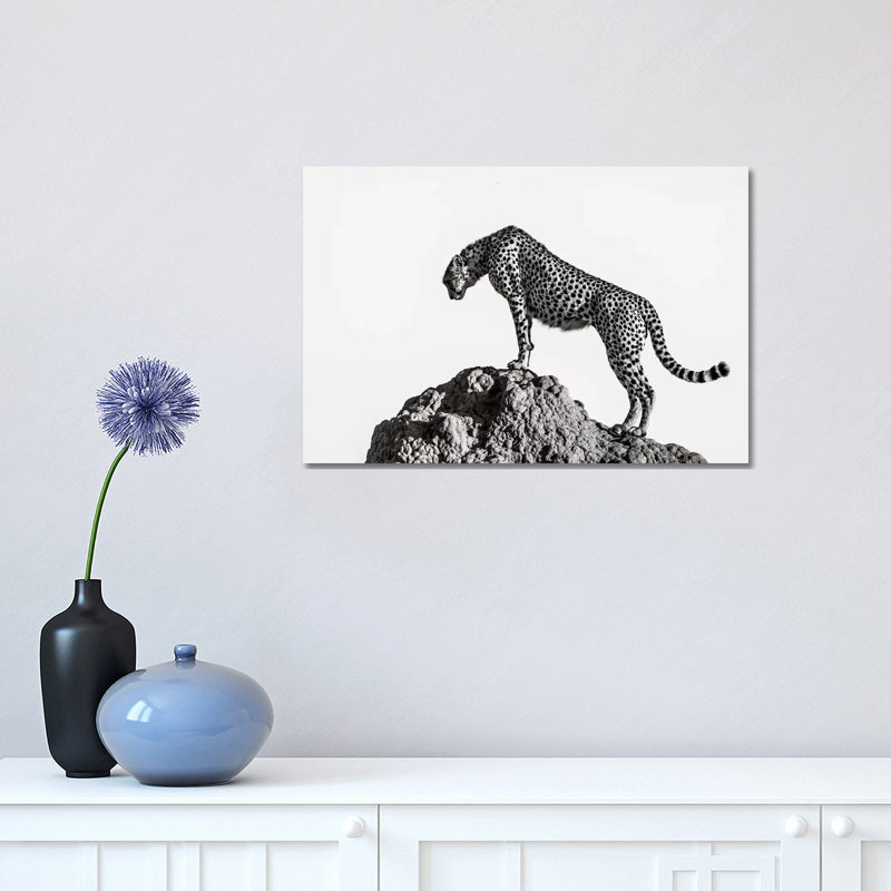 The Hunter by Ali - Print on Canvas, 30.48cm H x 45.72cm W x 1.91cm D, Wrapped Canvas