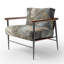 Chaise avec accoudoirs rembourrée Gold Feather-1350509738