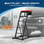 Adjustable Mechanic Creeper 49.2"-68.9" with Locking Wheels & Tool Pouch-1380525463