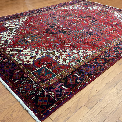 Tapis rectangulaire en laine