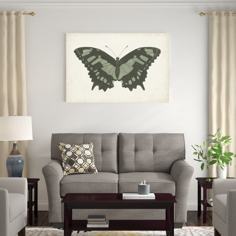«Beautiful Butterfly II» par Vision Studio, impression sur toile tendue, H 32 po x l 48 po