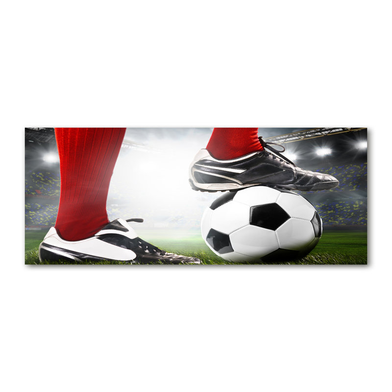 Player's Legs - No Frame Print on Canvas