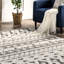 Tapis tribal à poils longs pour le salon, la chambre à coucher, la salle à manger, la cuisine et la chambre de bébé-89937888