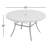 53" Patio Roud Metal Dining Table-952753207