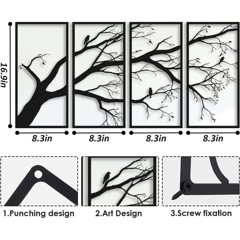 " Tree Branch " 4 - Pieces