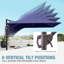 Kasem 128' X 104' Cantilever Umbrella, Weighted Base Does Not Include-69765117-78065043