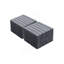 20 tuiles de terrasse emboîtables à motif rayé-113414418