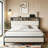 Queen Size Bed Frame, Platform Bed Frame With Charging Station