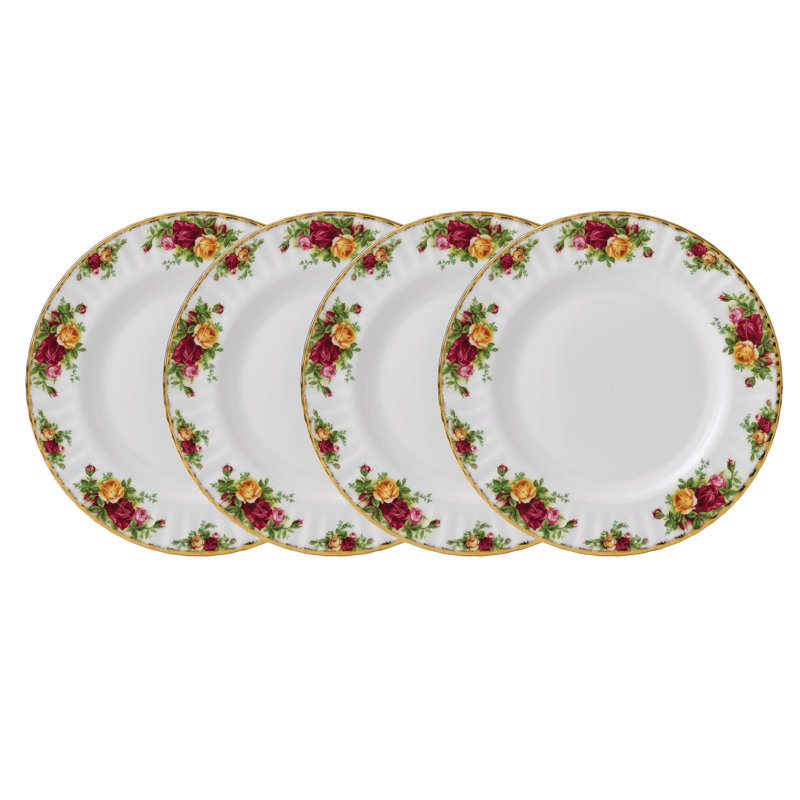 Assiette plate Royal Albert Old Country Roses