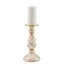 Rosy Check Large Pillar Candlestick