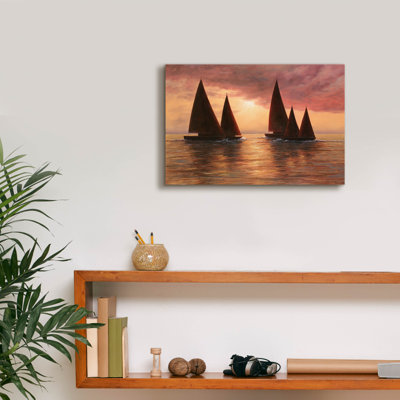 Breakwater Bay ' Dream Sails' by Diane Romanello, Canvas Wall Art