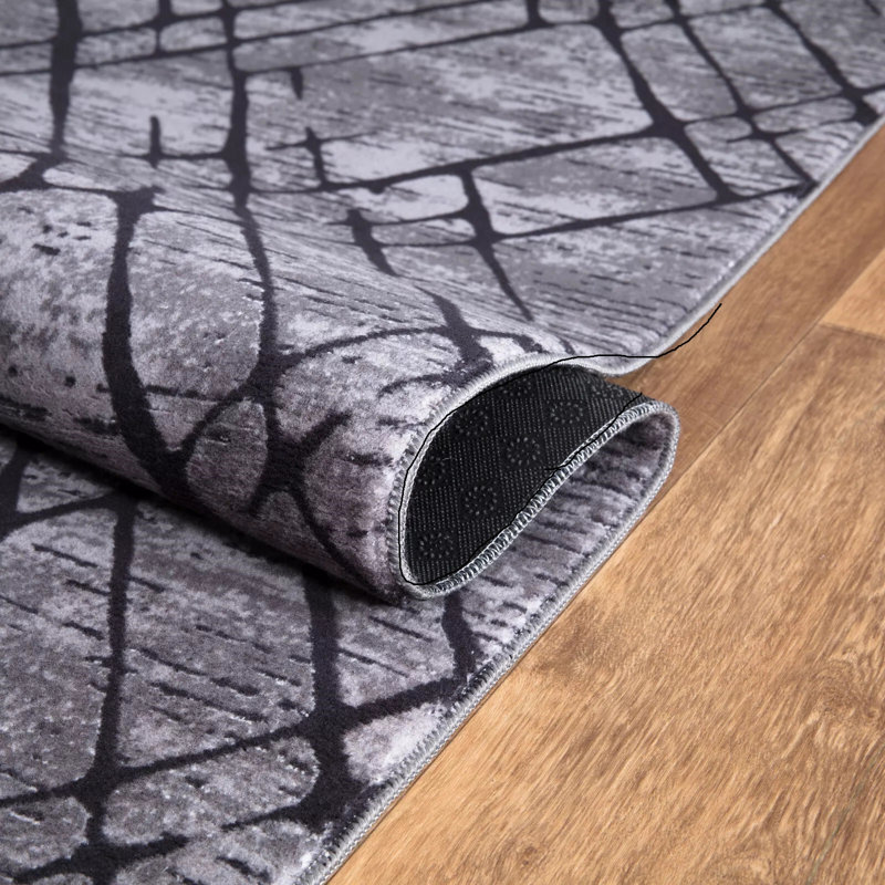 Alaja Abstract 60cm X 110cm Area Rug