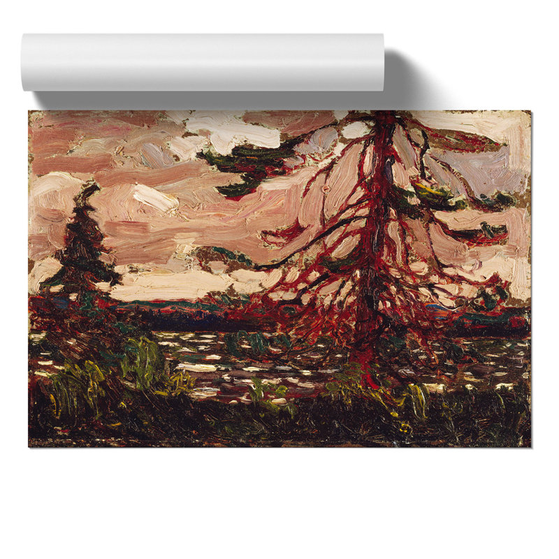 Ragged Pine by Tom Thomson - No Frame Painting, 30cm H x 42cm W x 0.1cm D