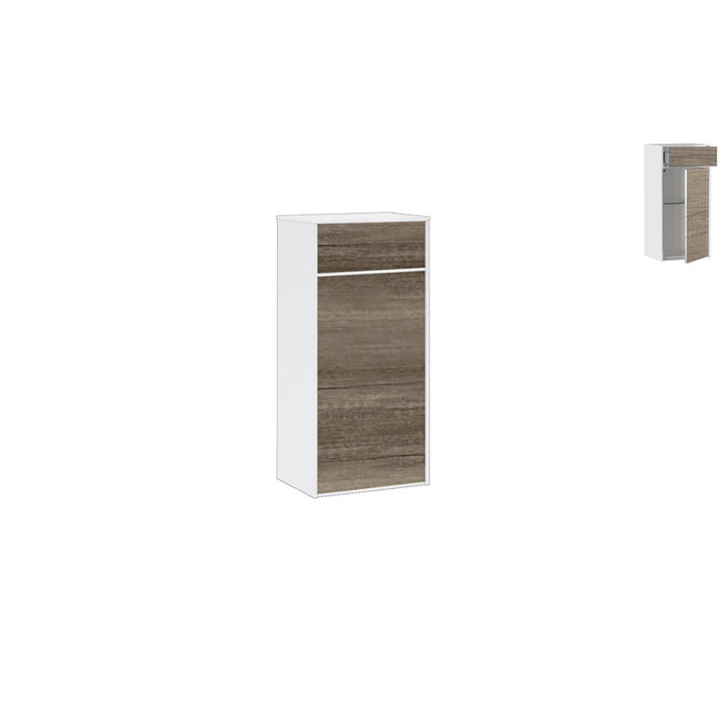 Arciszewski Linen Cabinet, Right, Oak Carbon