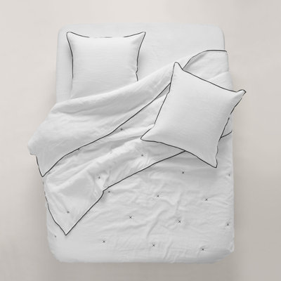 Carlina 100% Linen No Pattern Bedspread
