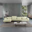 Canapé et chaise longue en cuir véritable de 156 po Cavour-53651635-53651636