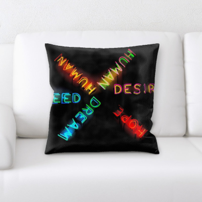 Microsuede Throw Pillow