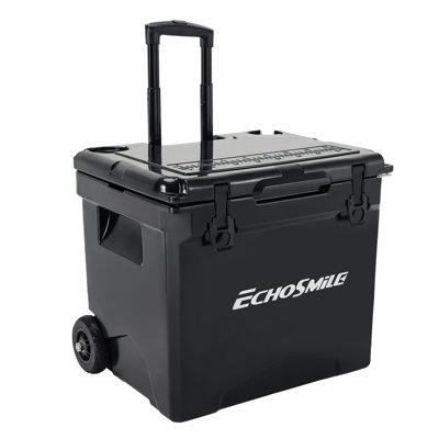 EchoSmile 45 qt. Ice Chest Cooler in Black