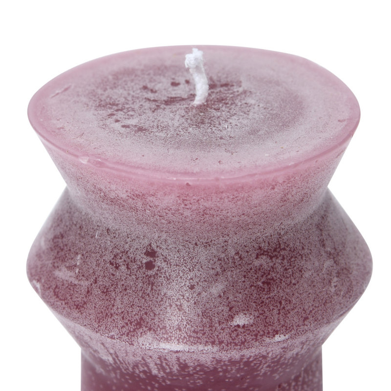 Unscented Totem Pillar Candle, Purple