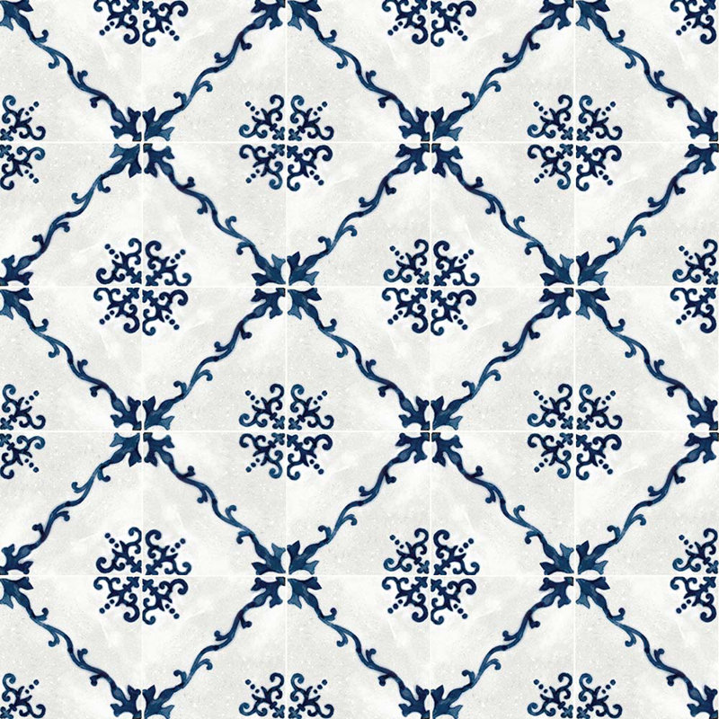 Cotto Rosa 4.5X4.5 Pattern Evelina
