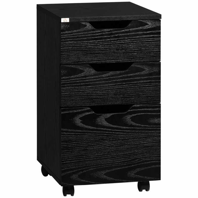 Rangement de rangement 15,75 po Dunlavy, Noir