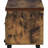 1 Rustic File Cabinet In Weathered Oak And Black - Office Storage With Shelf Easy Movement, 18.5" X 19.5" 16.5 & For Mobility, 18.5In H 19.5In W 16.5In D