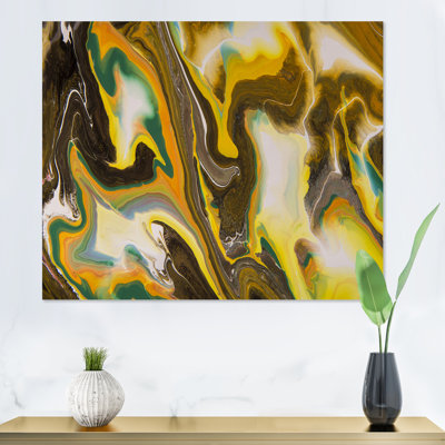 «Green Green and Marble», reproduction d'art sur toile