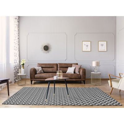 Chenille Geometric Indoor Rug