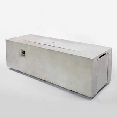 70Inch Concrete Large Fire Pit Table