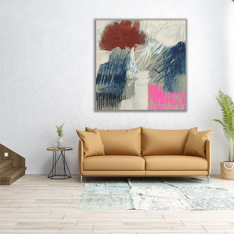 Frenetic II - reproduction d'art sur toile, H 20 po x l 20 po
