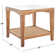 Tamilla Glass Top End Table