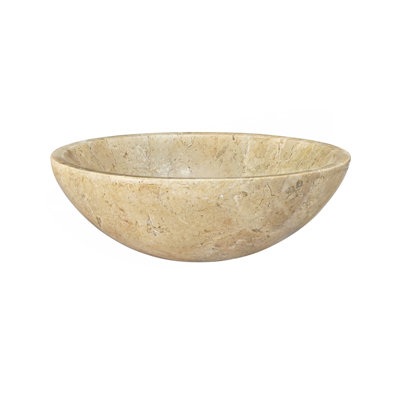 Natural marble bathroom vessel sink, natural stone, genuine marble, real marble,15.7XH5.9 inches/400XH150 mm