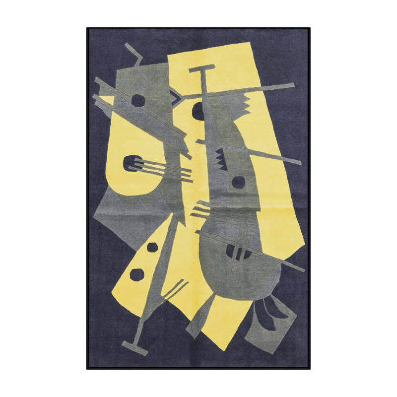 Abstract Indoor Rug, Rectangle 5' x 7'