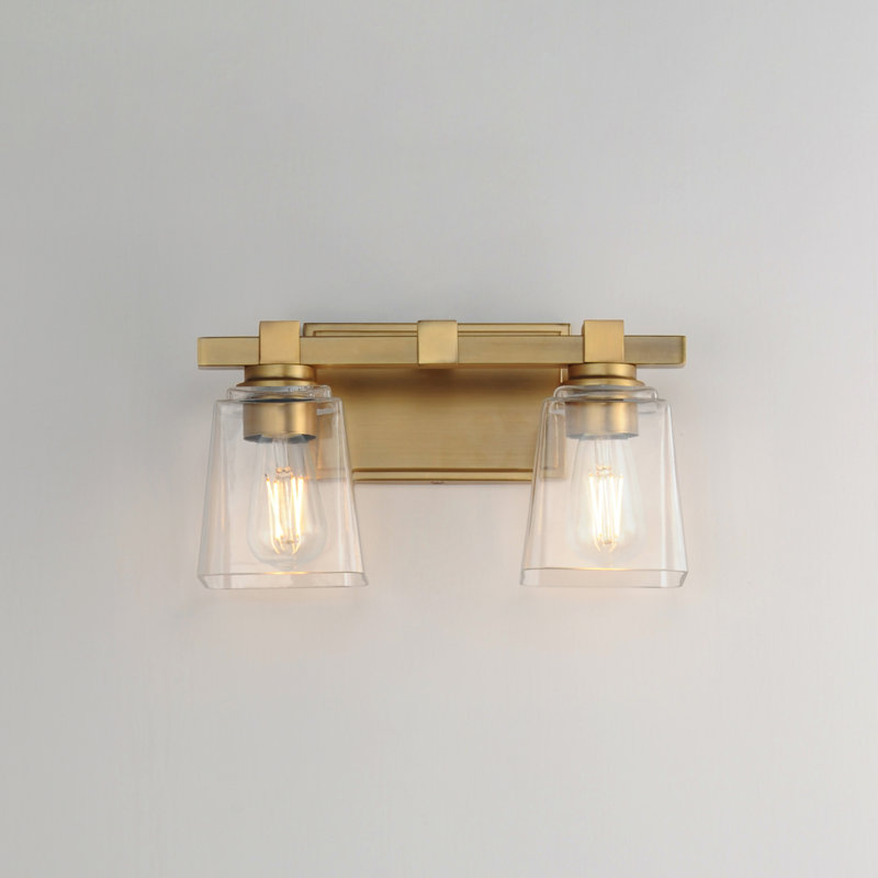 Cubos-Wall Sconce, Natural Aged Brass