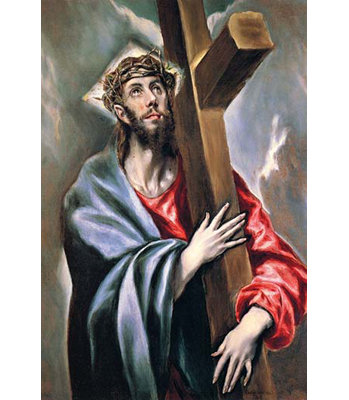 Christ portant la croix-imprimé