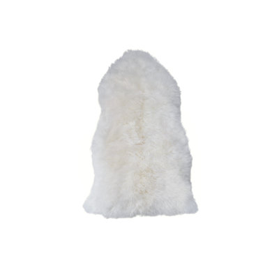 Solid Colour Sheepskin 55cm X 90cm Area Rug