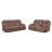 LUCIUS BROWN RECLINING SOFA