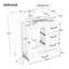 Meuble-lavabo simple 30 po avec lavabo en céramique-701552484