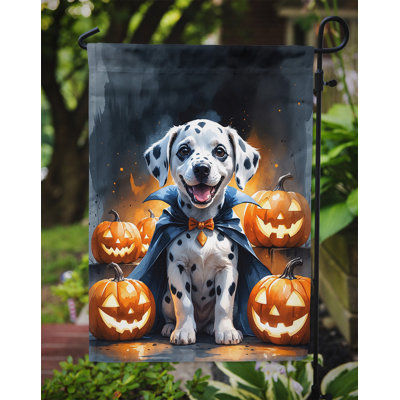 Drapeau de jardin chiot Halloween