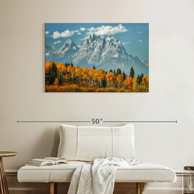 Golden Aspens d'Alvord Grand Teton, H 26 po x l 39 po