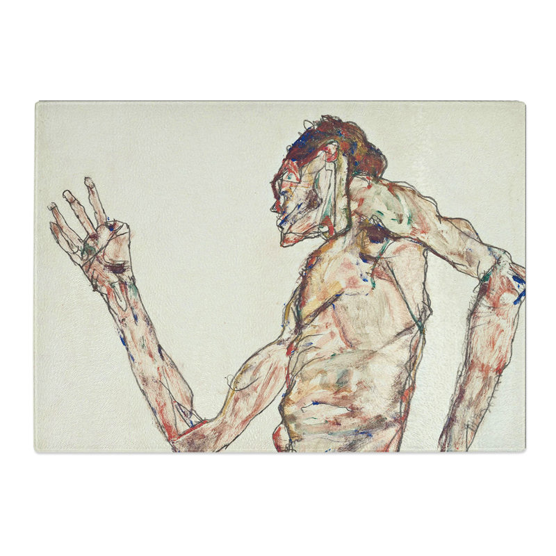 The Dancer by Egon Schiele Chopping Board, 28.5cm W x 39cm L
